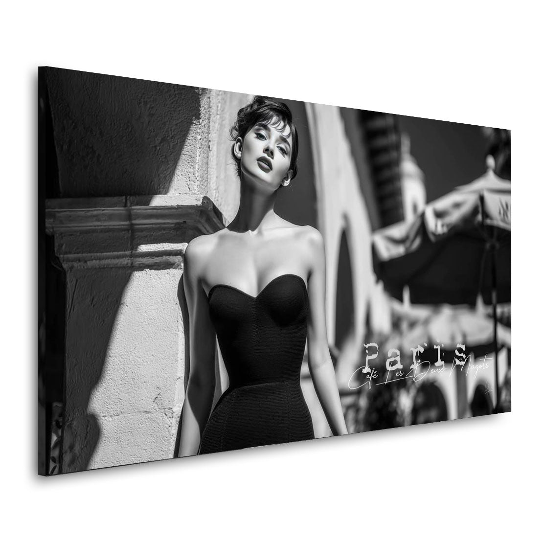 Audrey Hepburn Cafe Wandbild