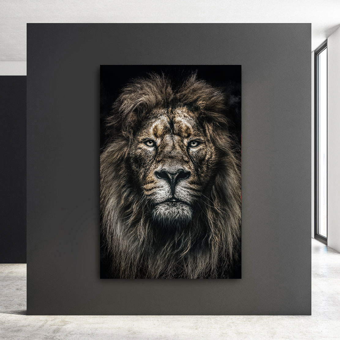 Wandbild Leinwandbild LÃ¶we Modern