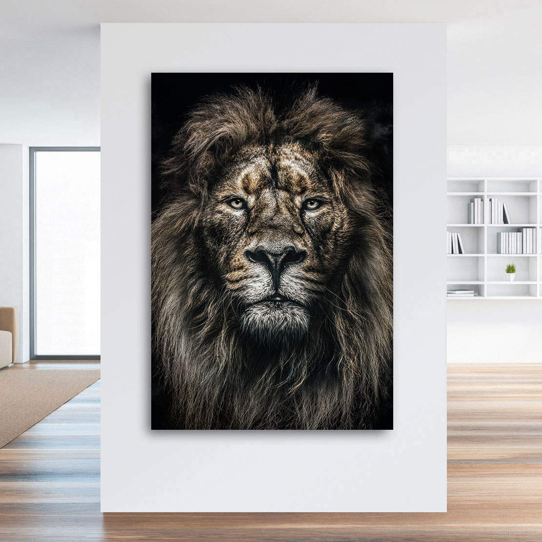 Wandbild Leinwandbild LÃ¶we Modern