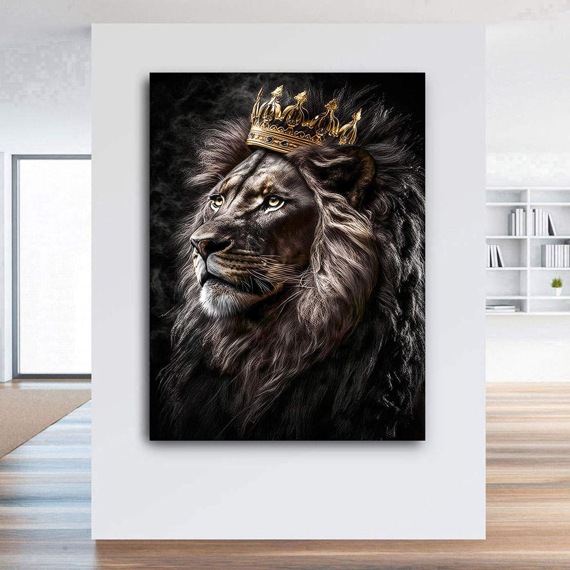 Leinwandbild King Lion