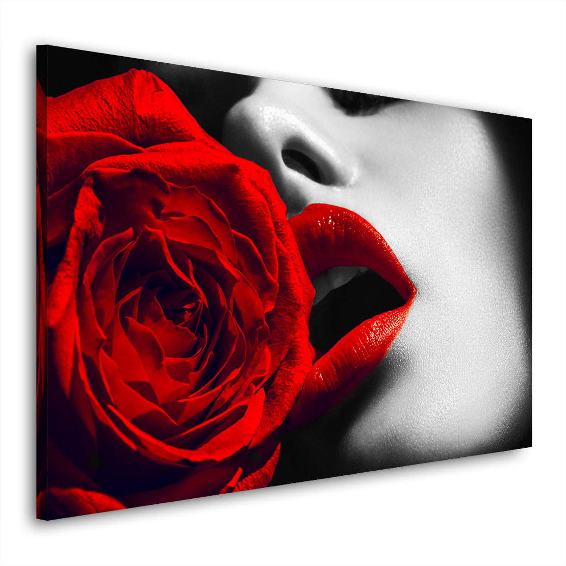 Wandbild Rosenkuss