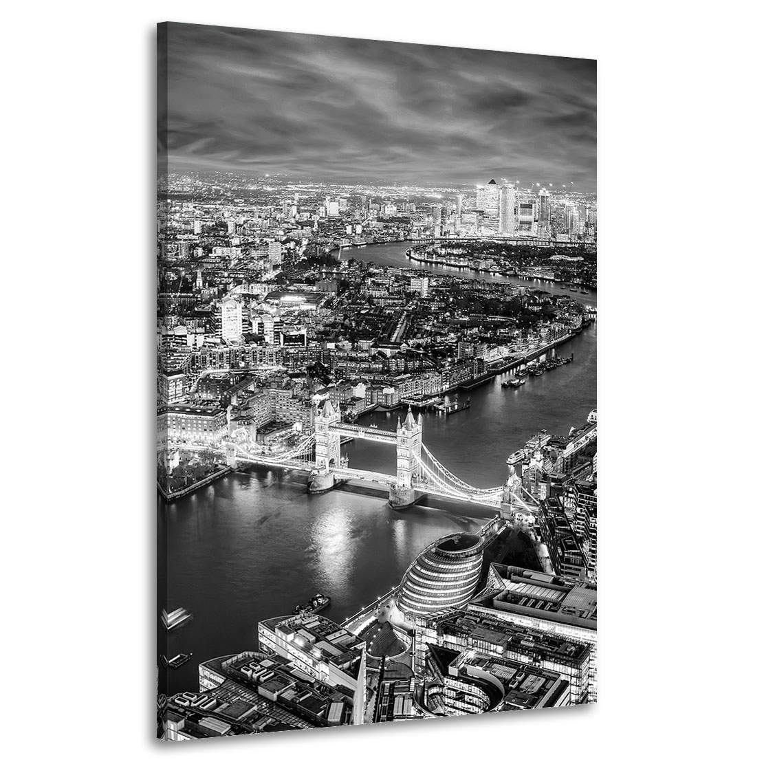 Wandbild Leinwandbild London Black and White