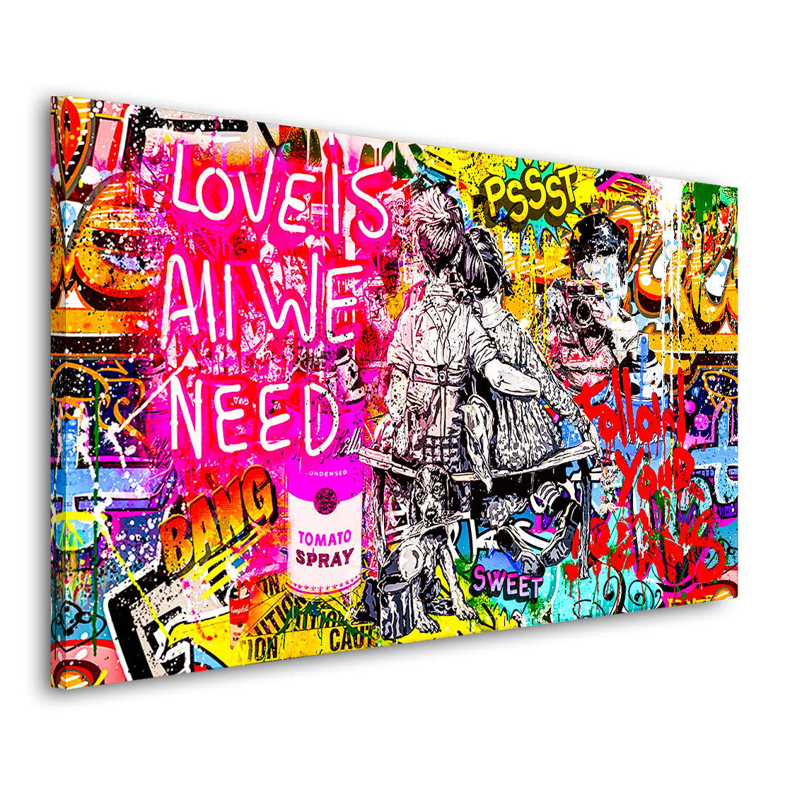 Leinwandbild Love is all we need