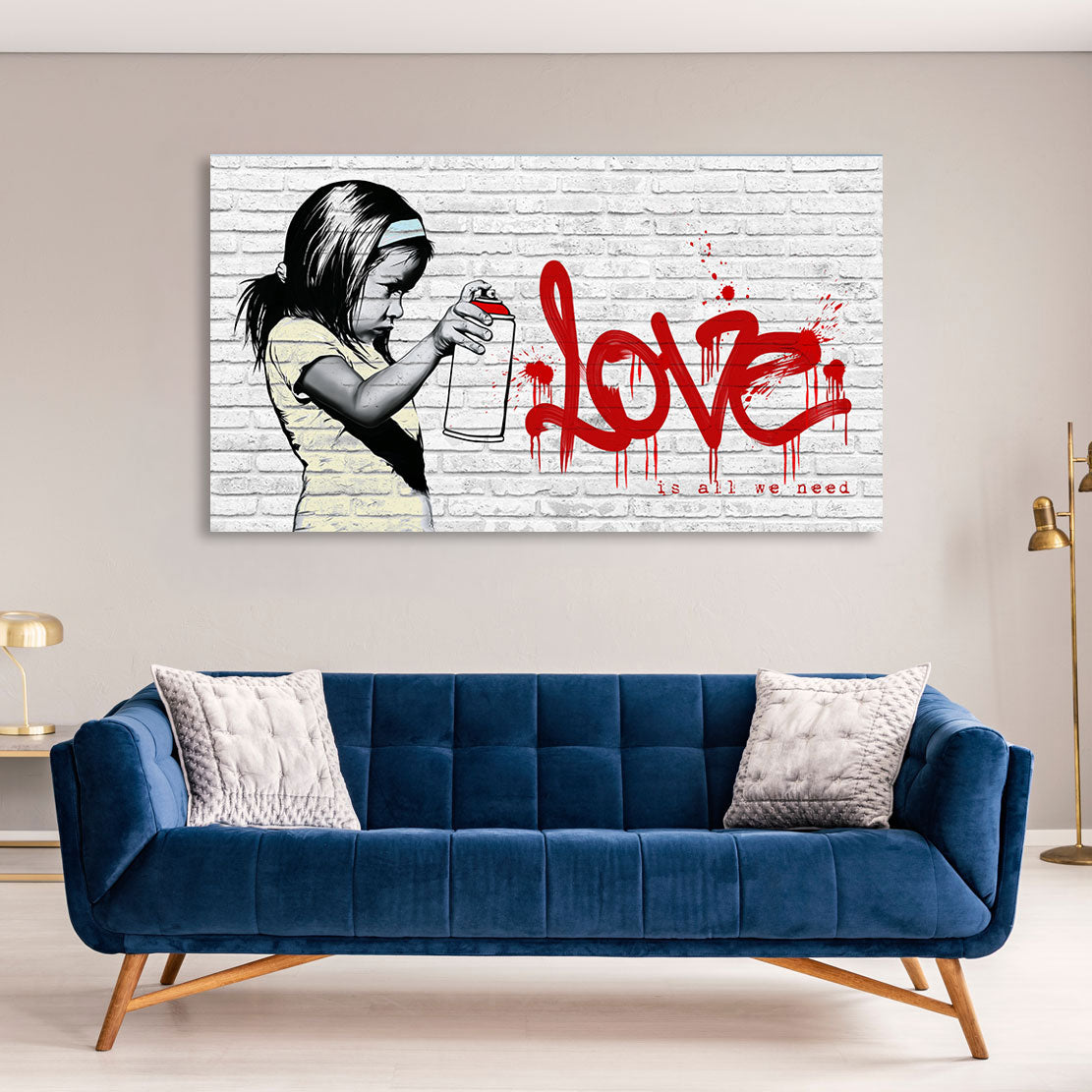 Love Street Art Wandbild