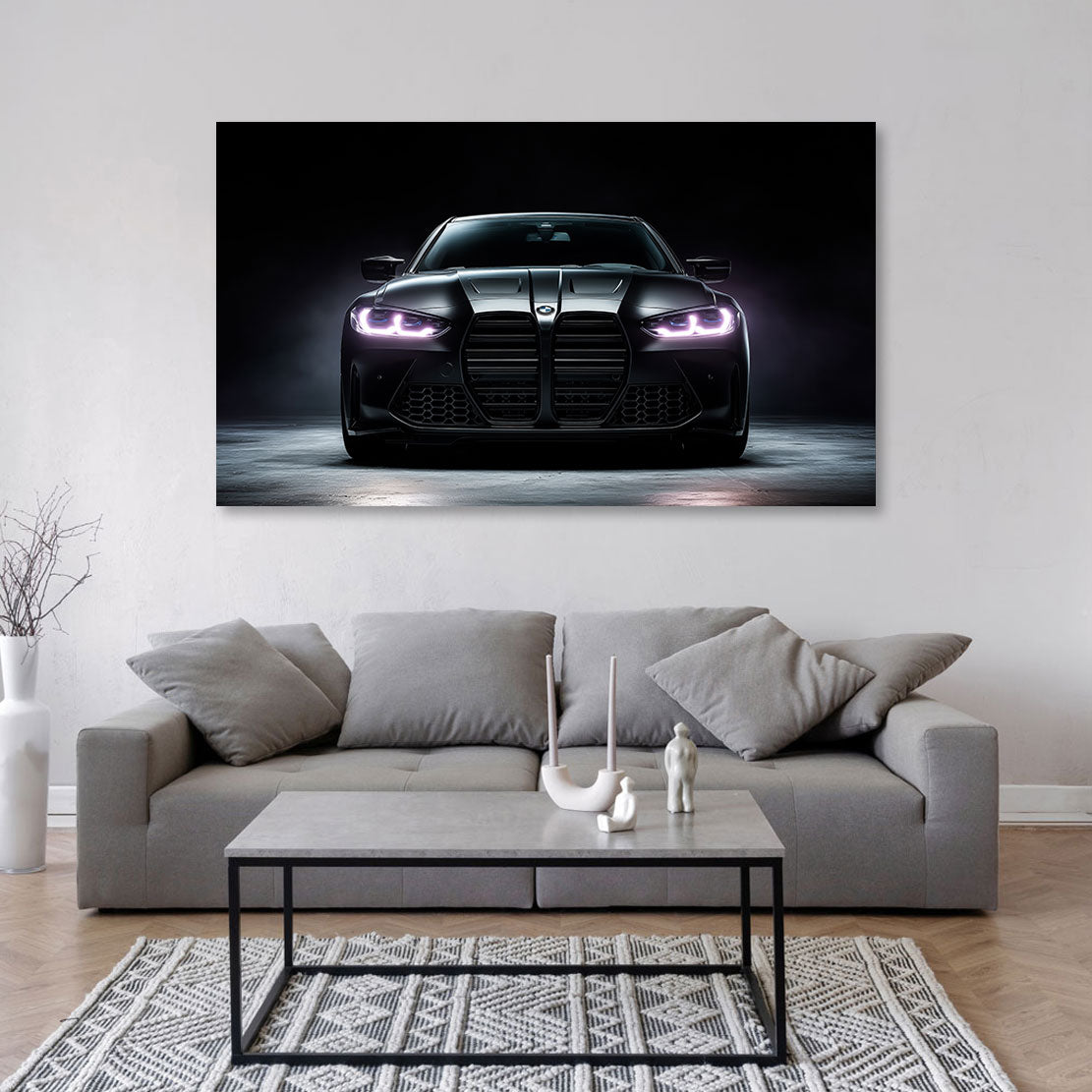 BMW M4 Night Wandbild
