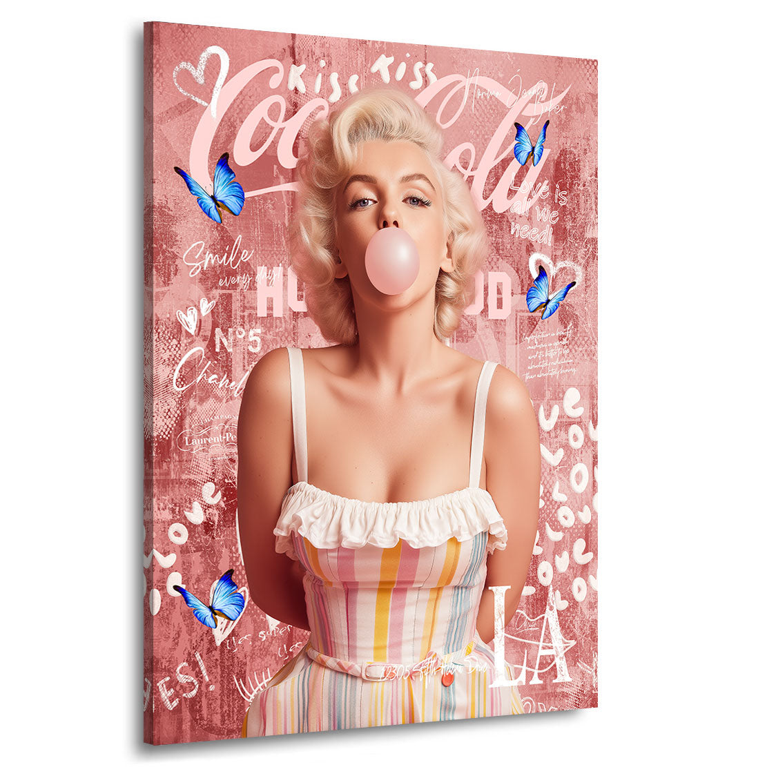 Marilyn Coke Pop Art Wandbild