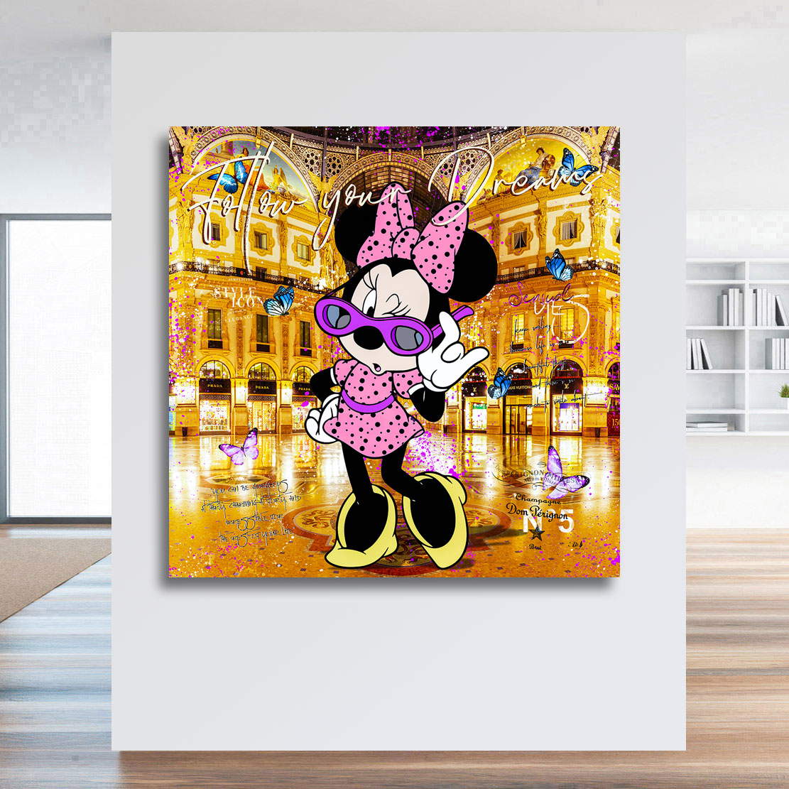 Leinwandbild Minnie Shopping Dreams