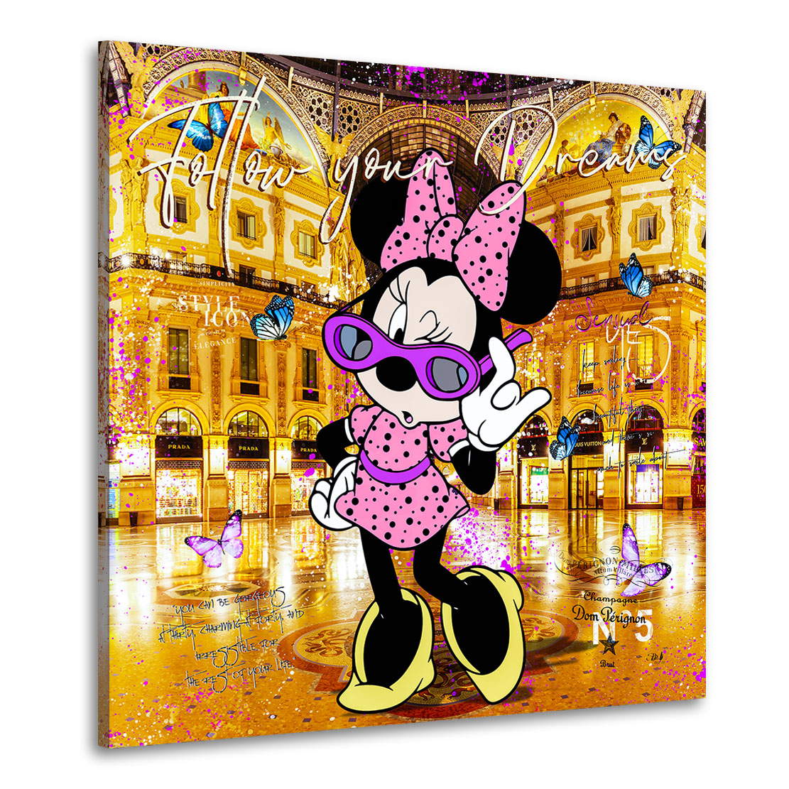 Leinwandbild Minnie Shopping Dreams