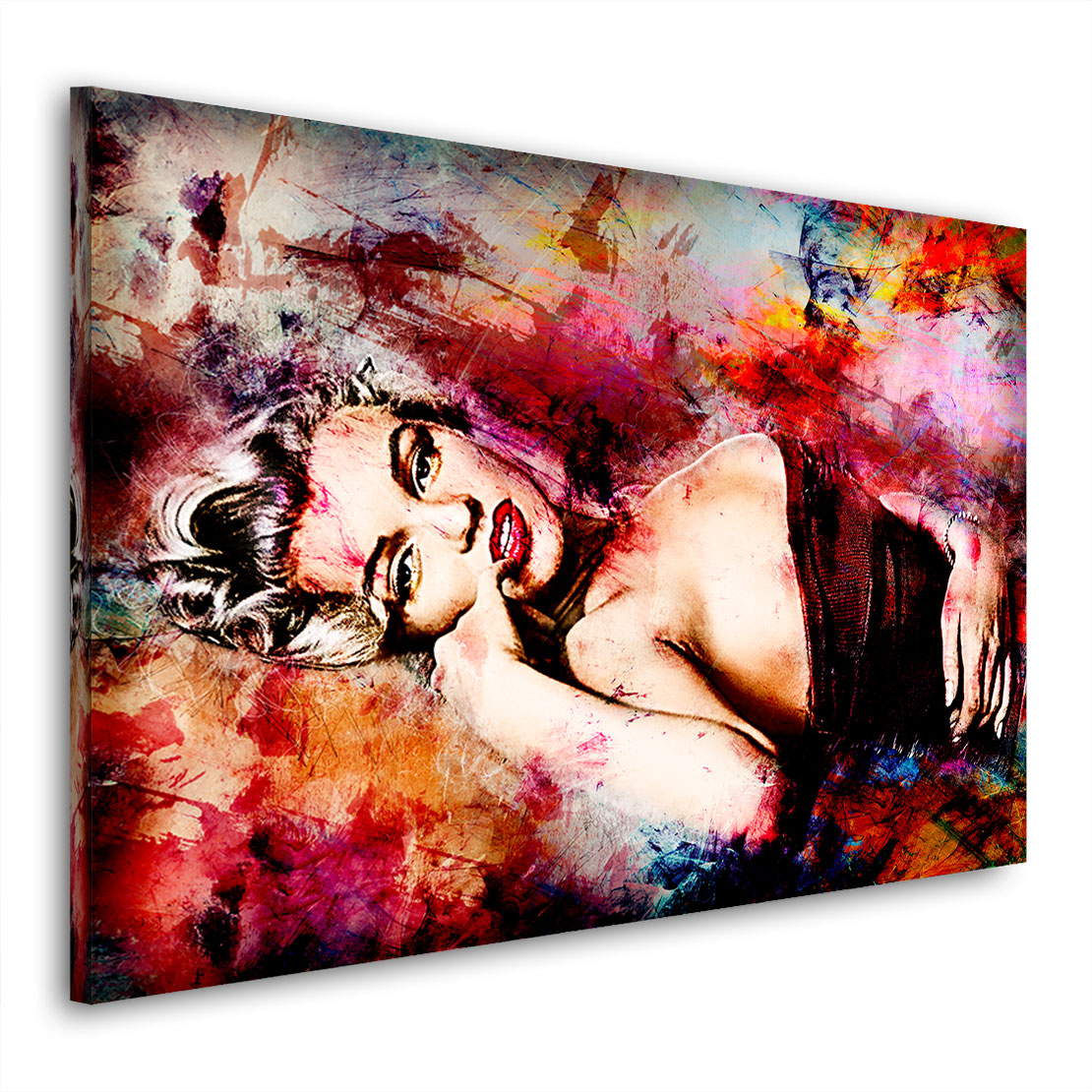 Wandbild Marilyn Monroe Abstrakt Color