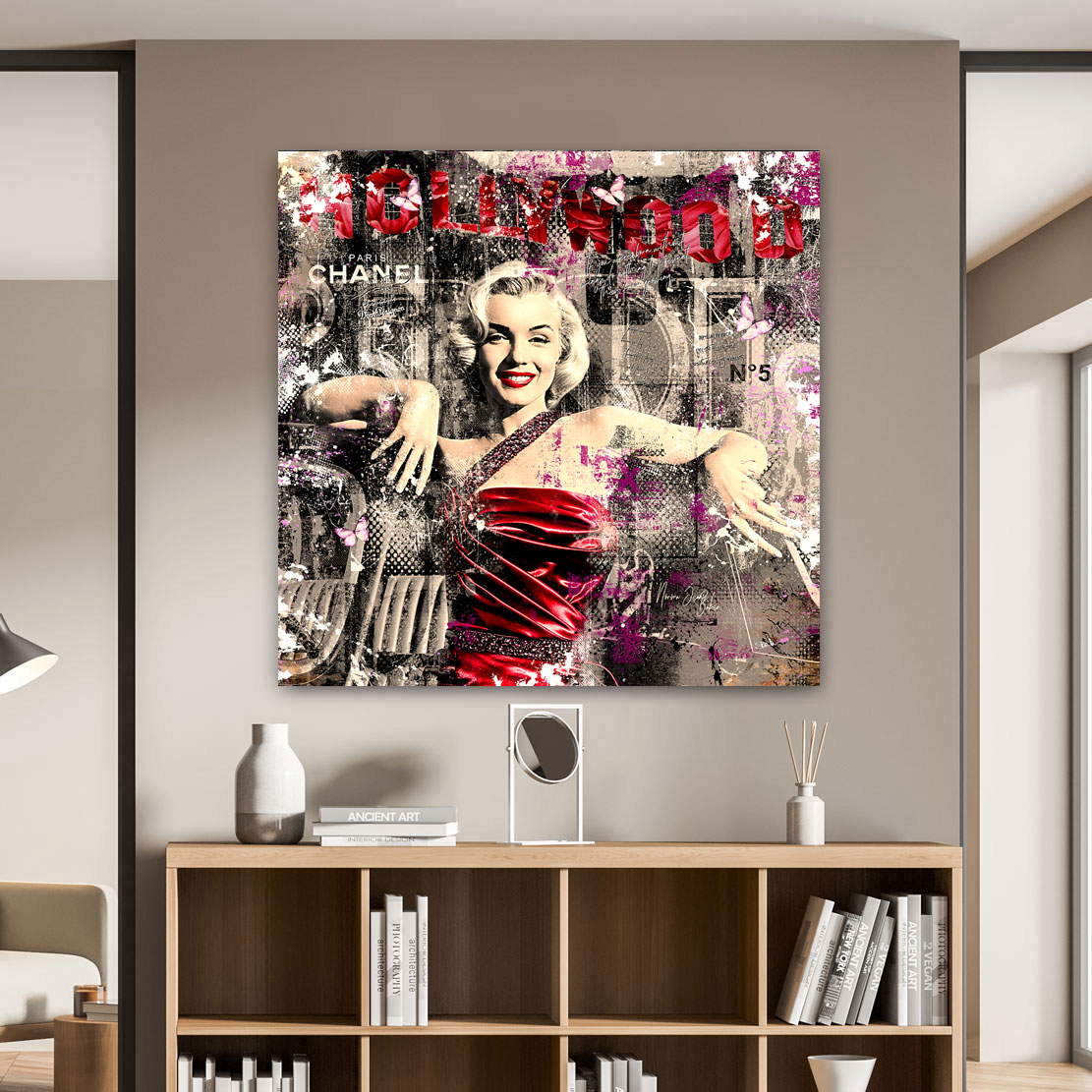 Wandbild Leinwandbild Marilyn Monroe Hollywood Retro
