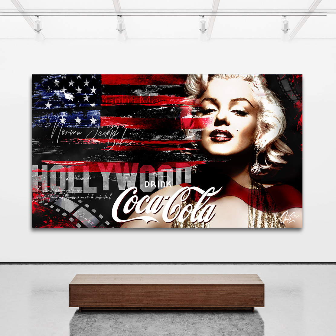 Wandbild Leinwandbild Marilyn Monroe Hollywood