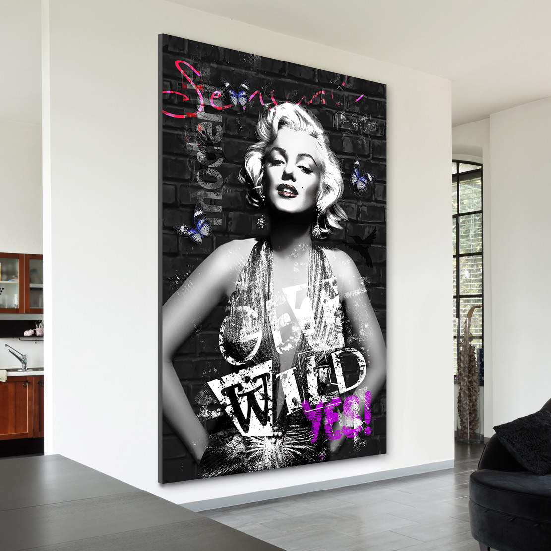 Wandbild Leinwandbild Marilyn Monroe Get Wild