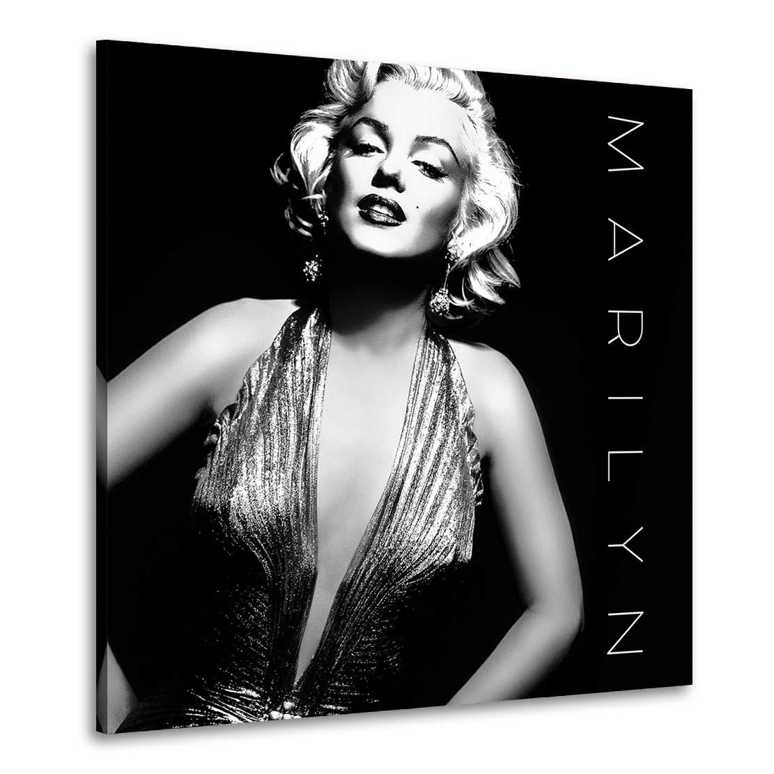 Wandbild Leinwandbild Marilyn Monroe Black Style