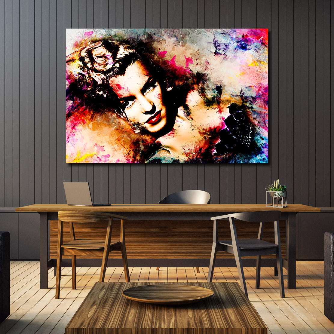 Wandbild Marilyn Monroe Abstrakt Style