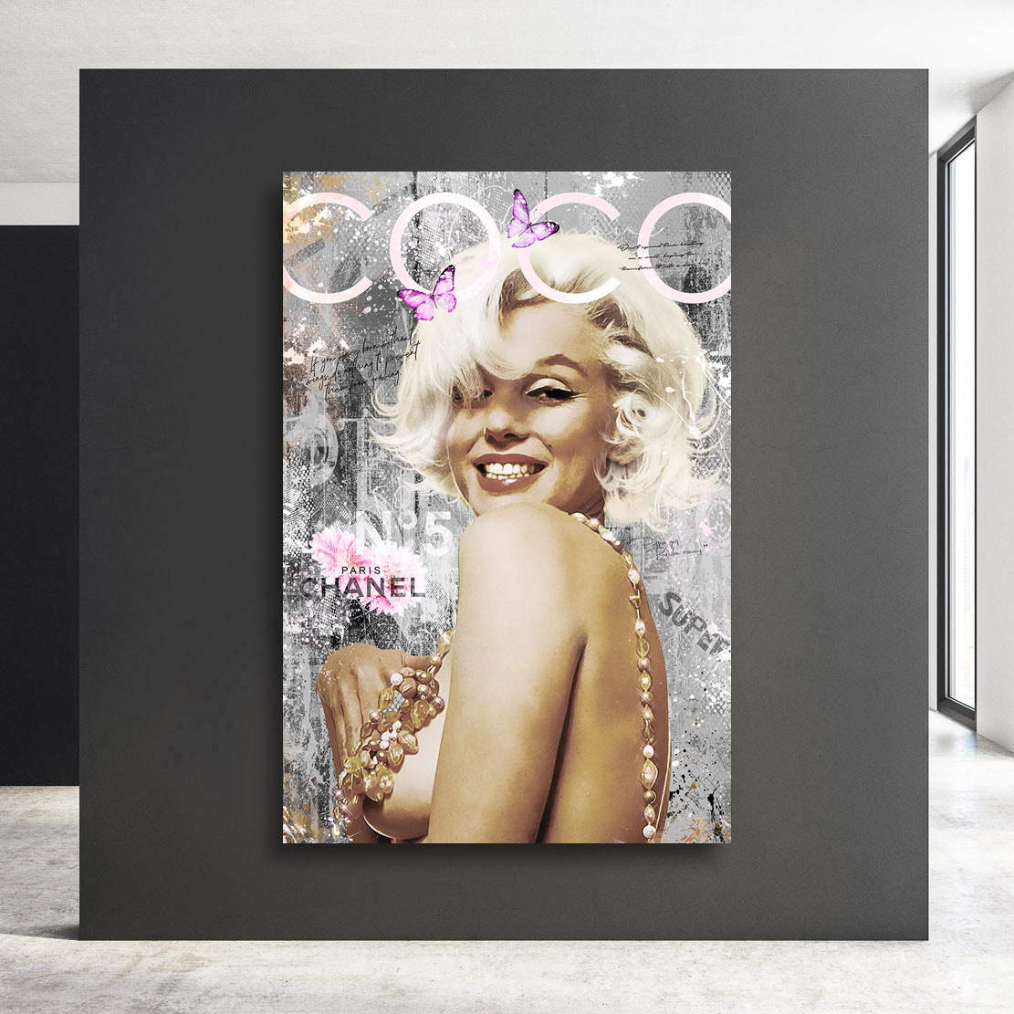 Wandbild Leinwandbild Marilyn Monroe Coco