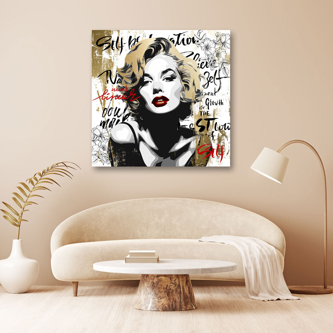 Pop Art Wandbild Marilyn Monroe