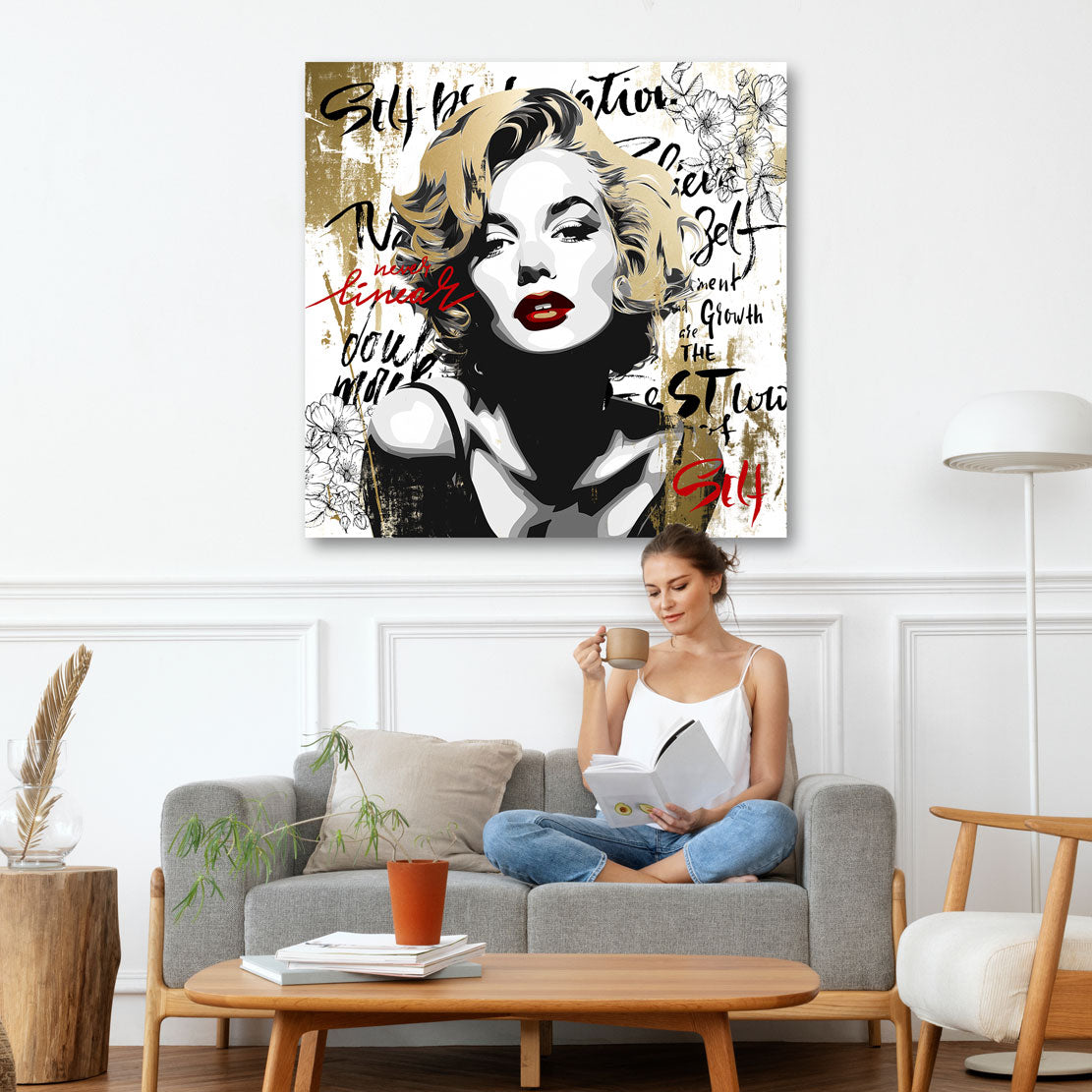 Pop Art Wandbild Marilyn Monroe