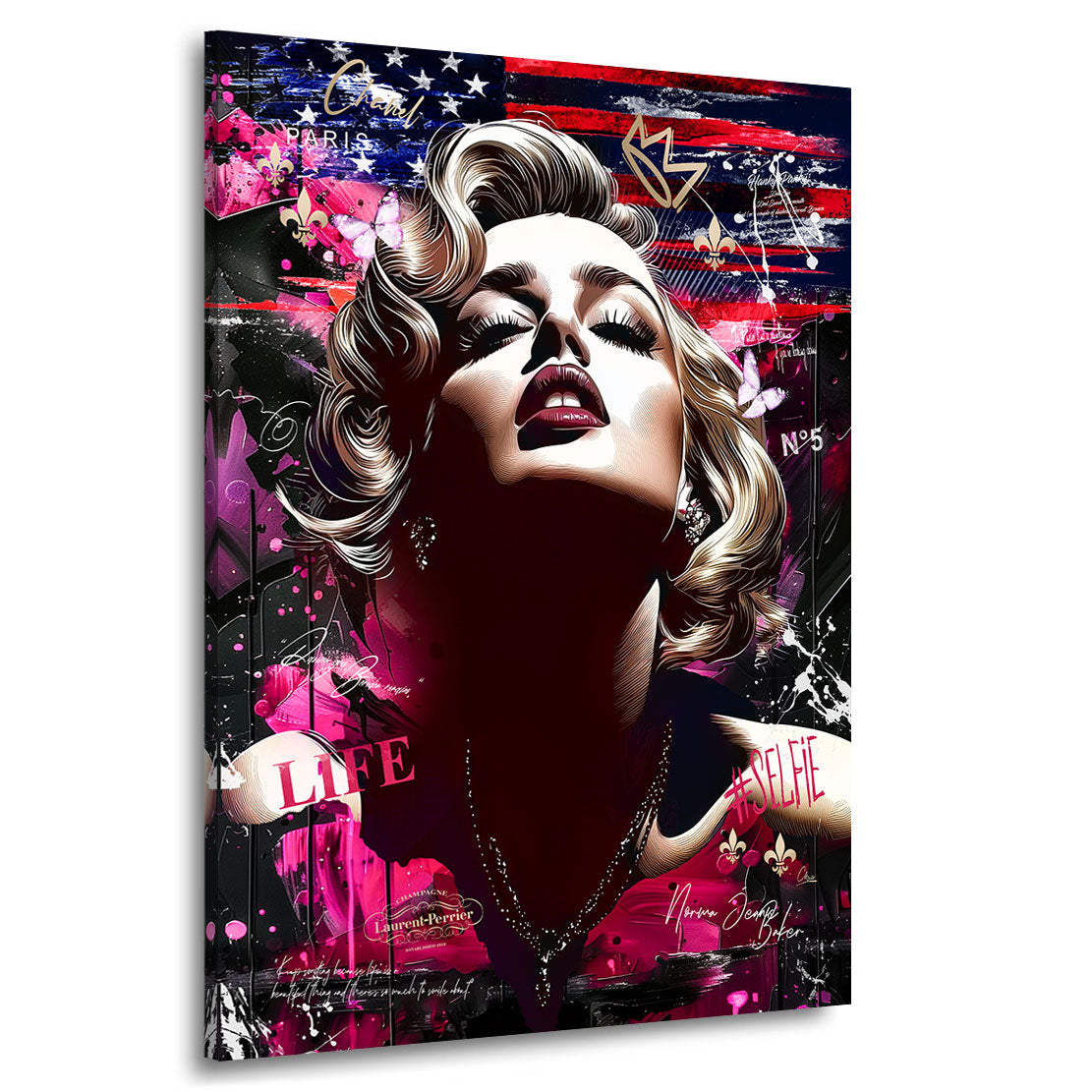 Marilyn Monroe USA Wandbild