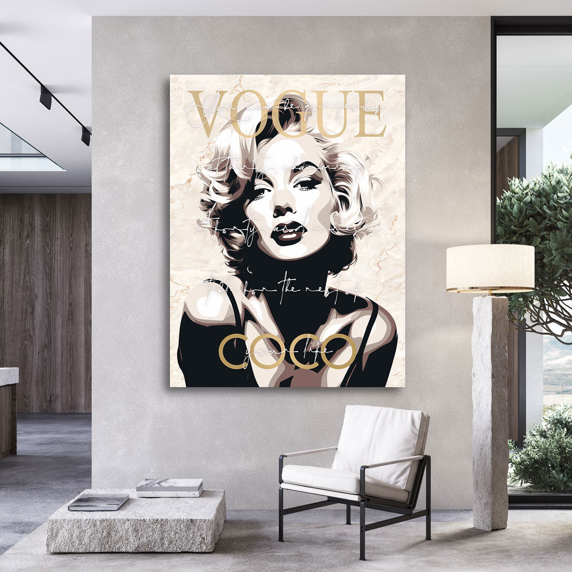 Lifestyle Wandbild Monroe Coco