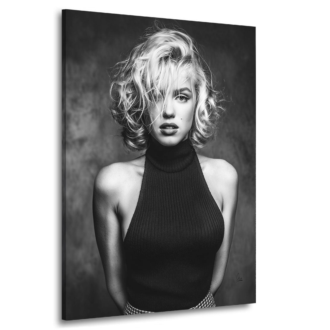 Marilyn Monroe Portrait Eleganced Wandbild
