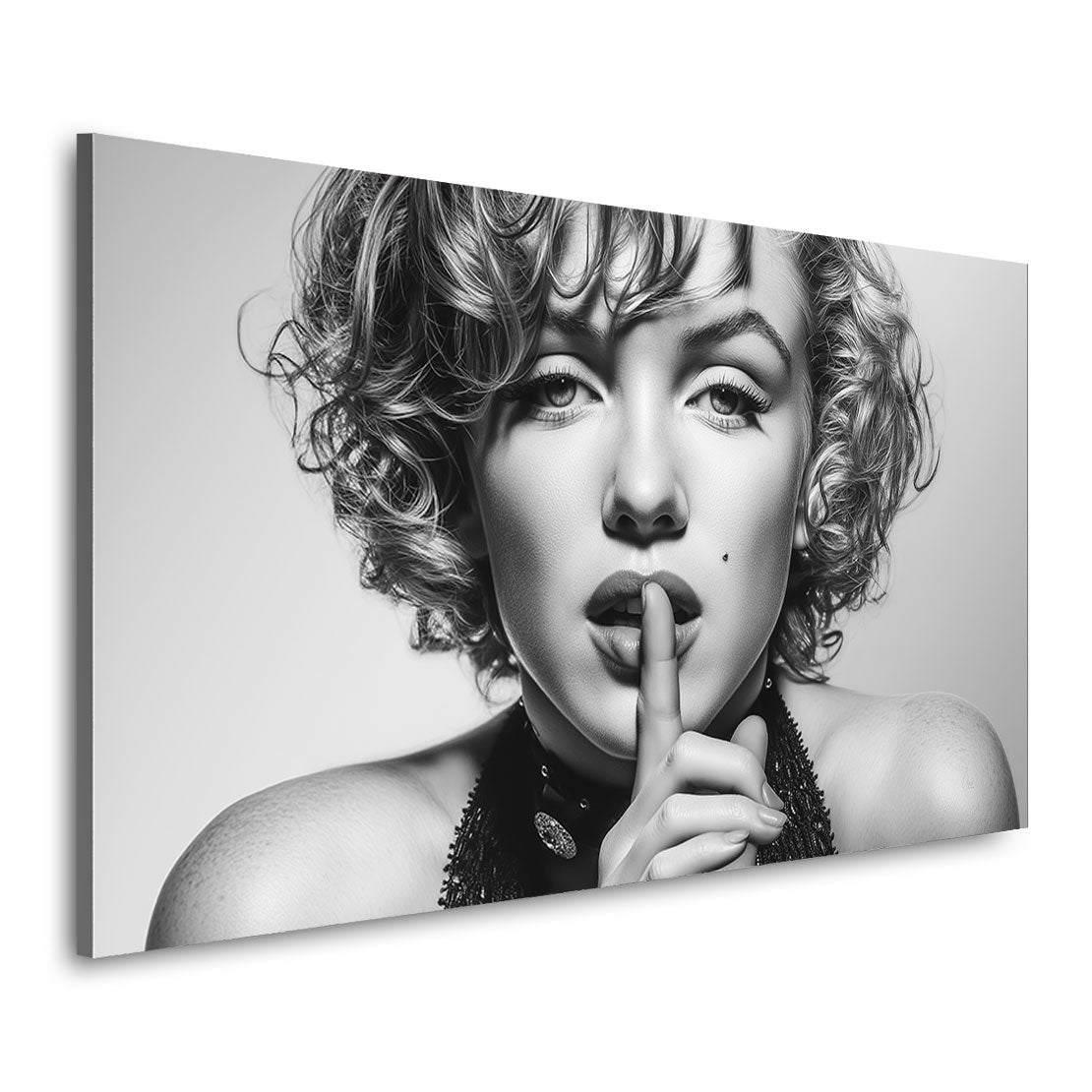 Monroe Platinum Whisper Wandbild