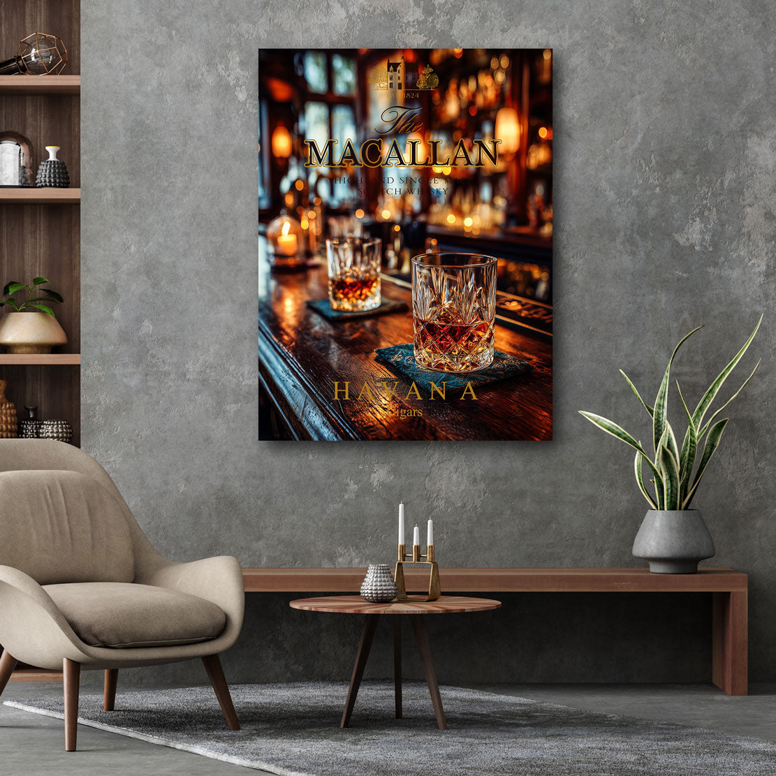 Whisky Moments Deluxe Wandbild