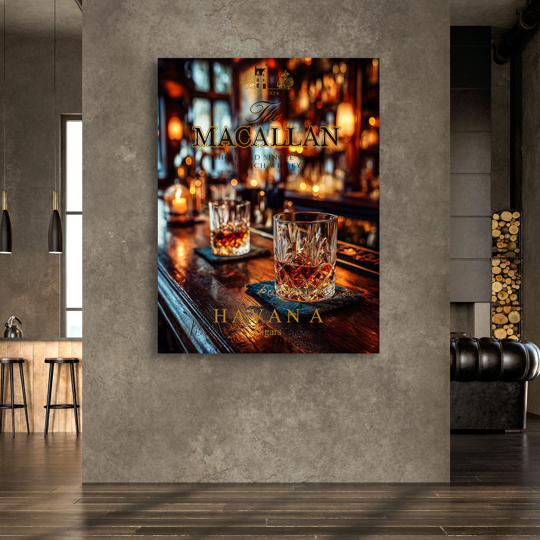Whisky Moments Deluxe Wandbild