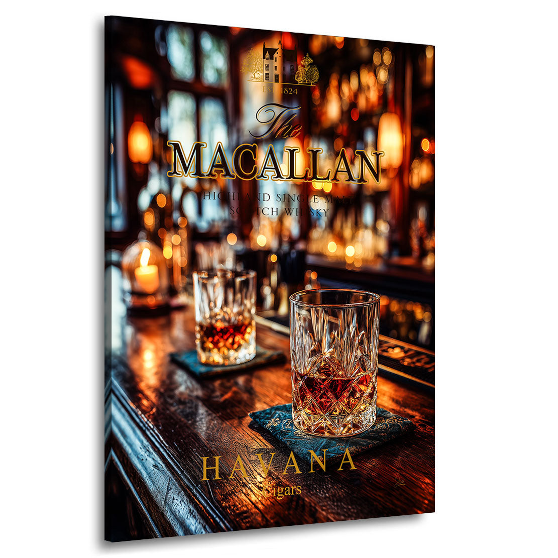 Whisky Moments Deluxe Wandbild