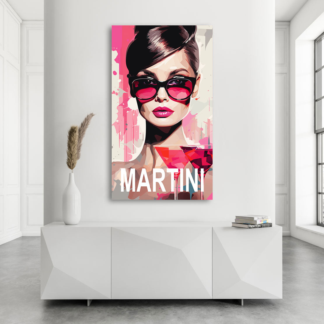 Lifestyle Wandbild Martini Audrey Style