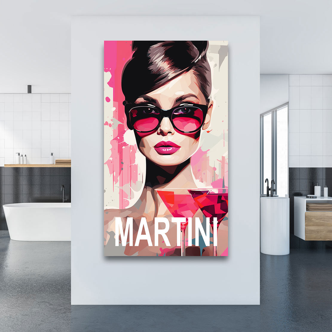 Lifestyle Wandbild Martini Audrey Style