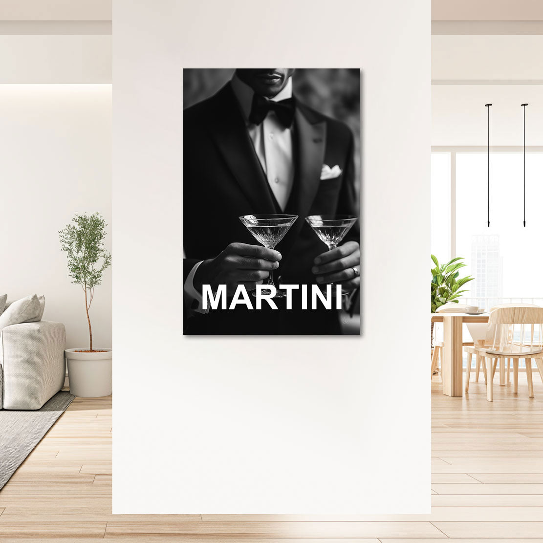 Midnight Martini Wandbild