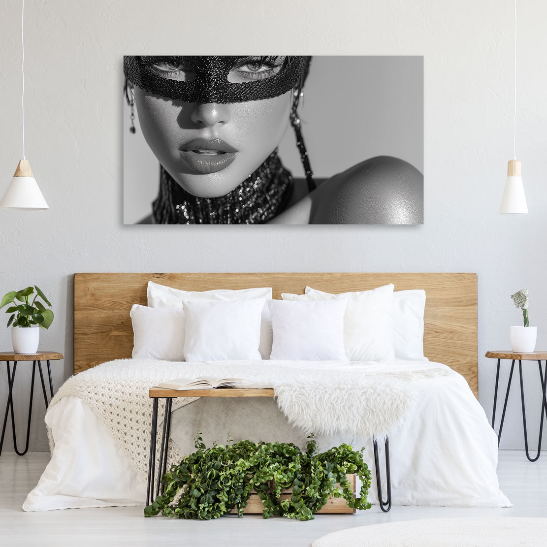 Noir Temptation Erotik Wandbild