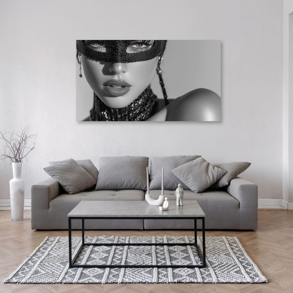 Noir Temptation Erotik Wandbild
