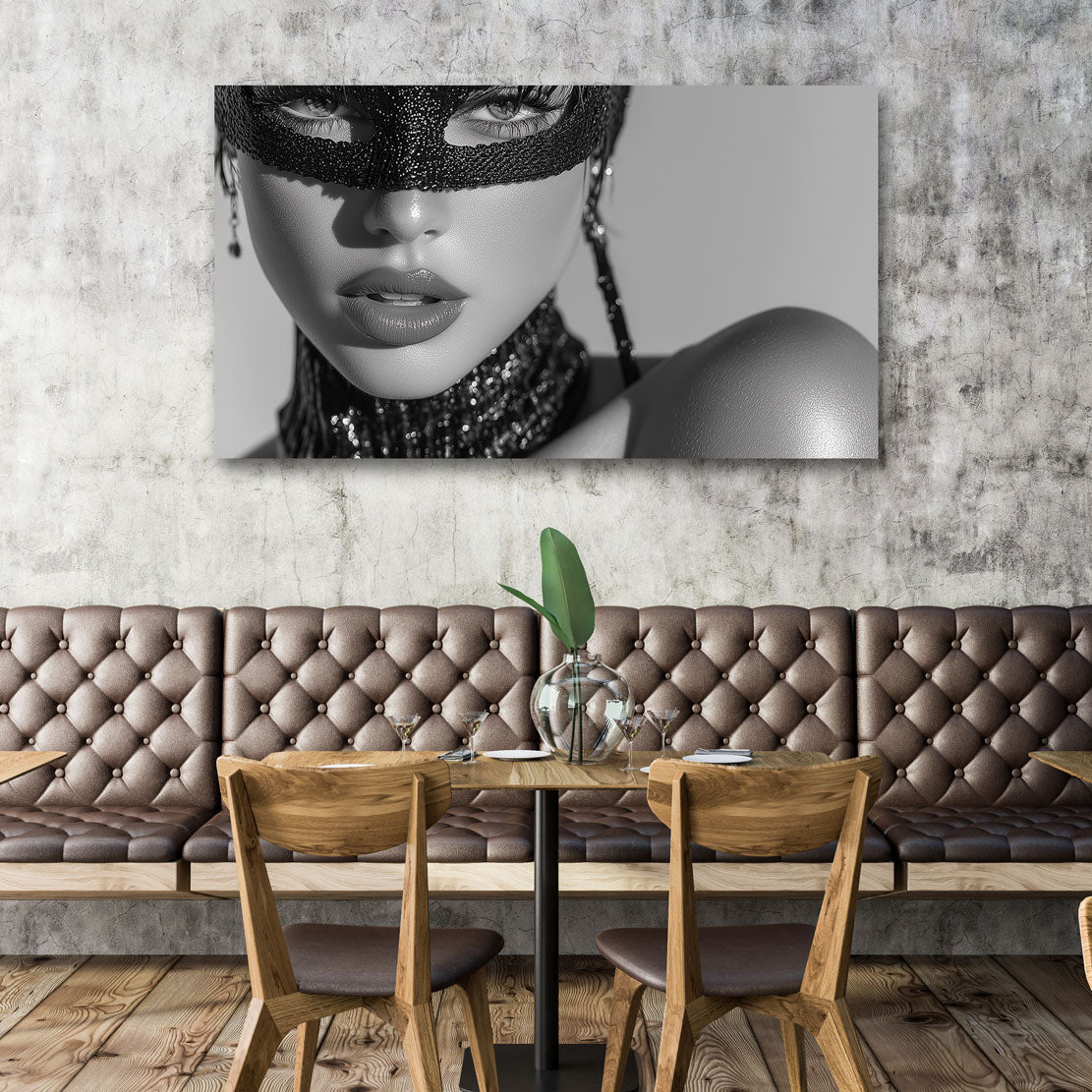 Noir Temptation Erotik Wandbild