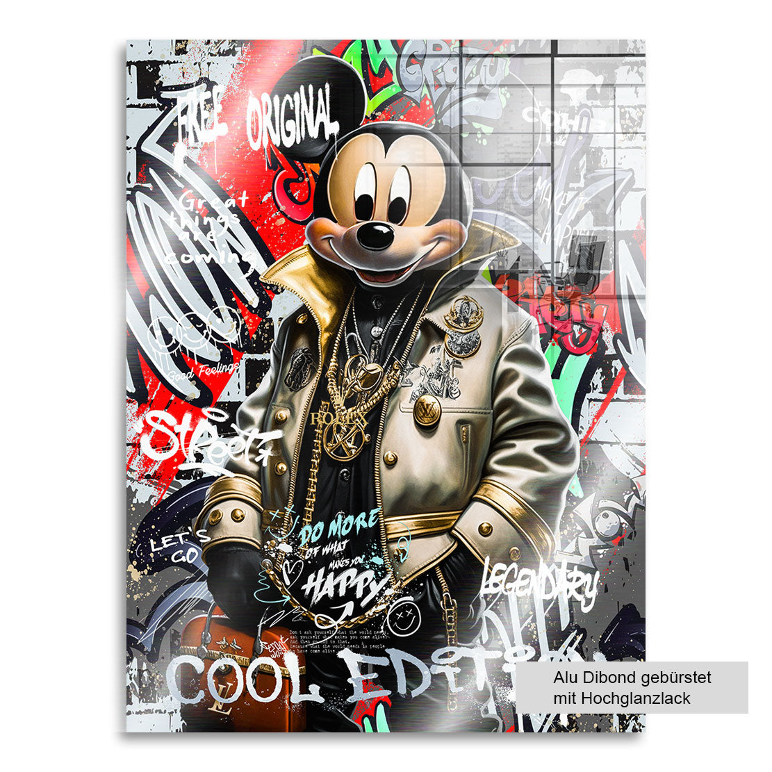 Pop Art Wandbild Micky Street Style