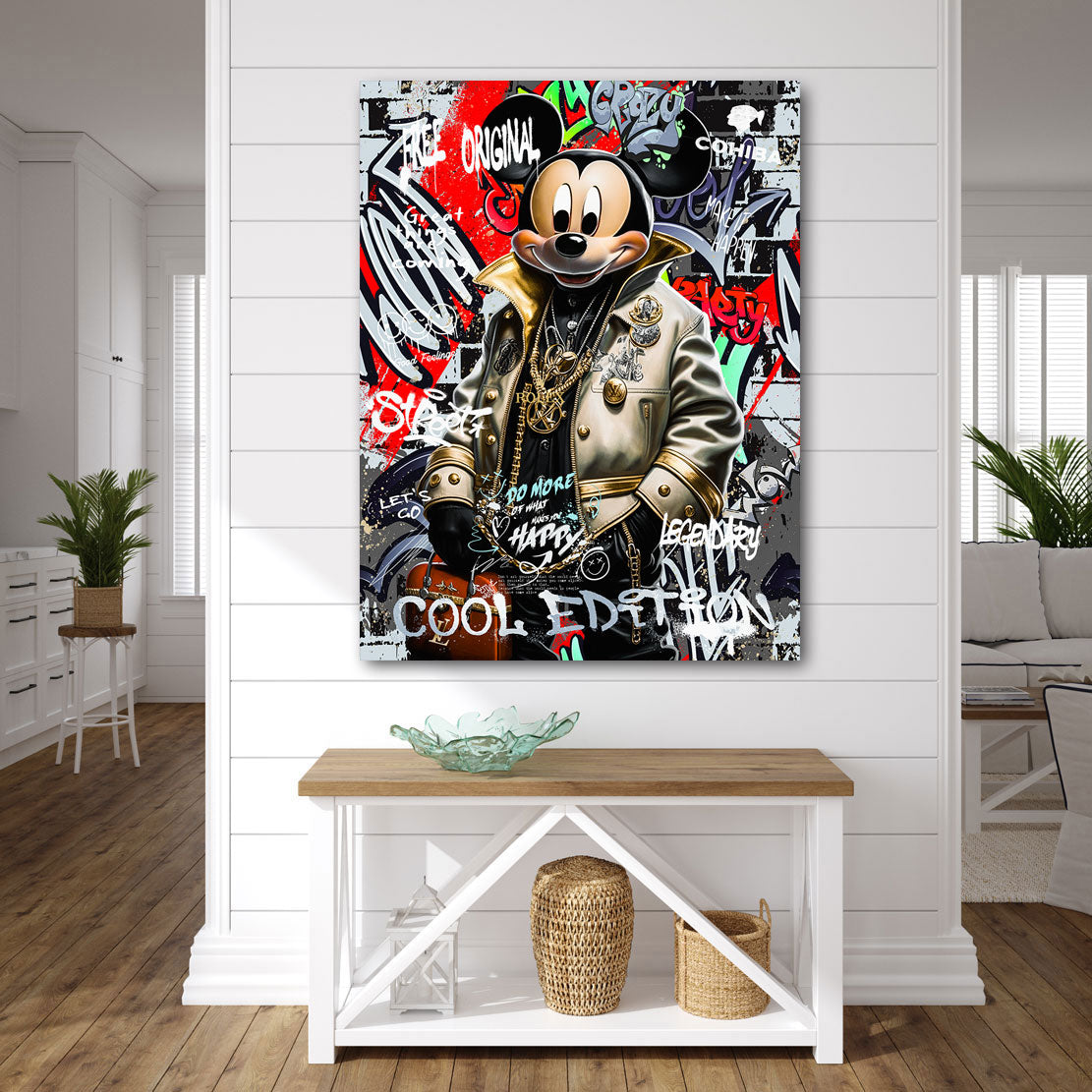 Pop Art Wandbild Micky Street Style