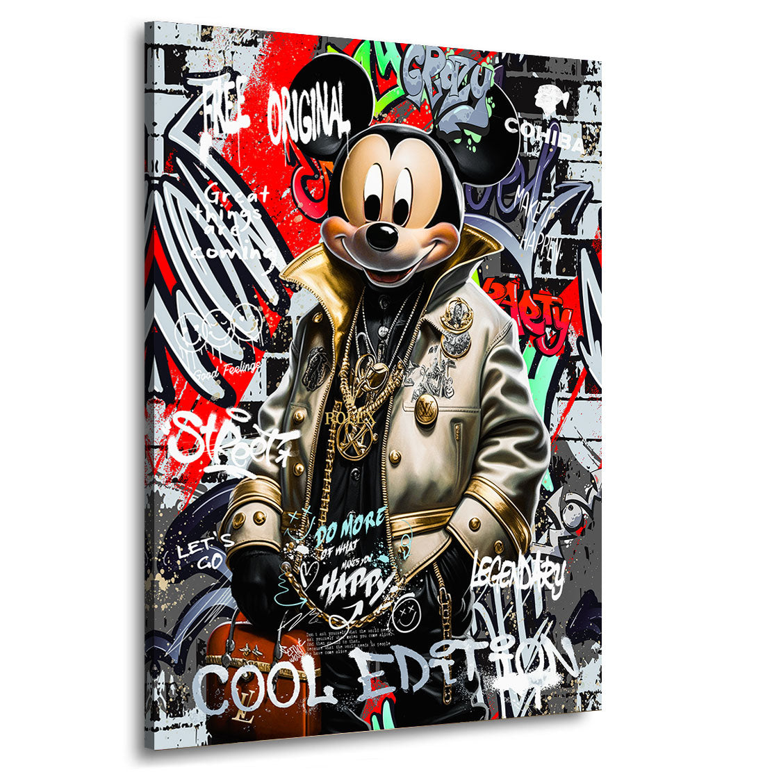 Pop Art Wandbild Micky Street Style