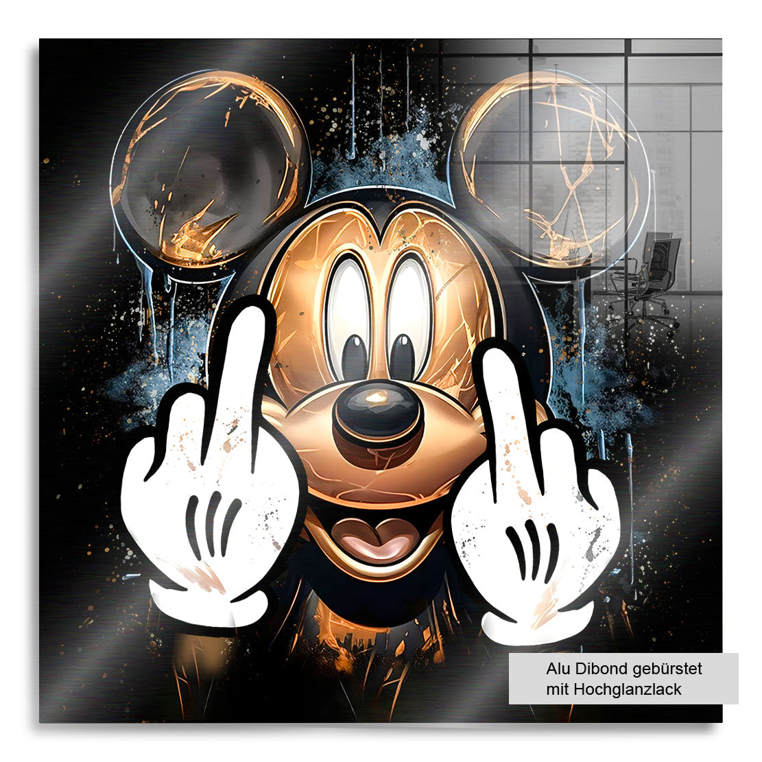 Pop Art Wandbild Bad Micky