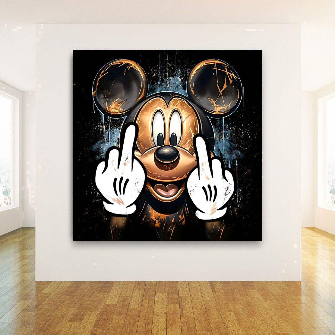 Pop Art Wandbild Bad Micky