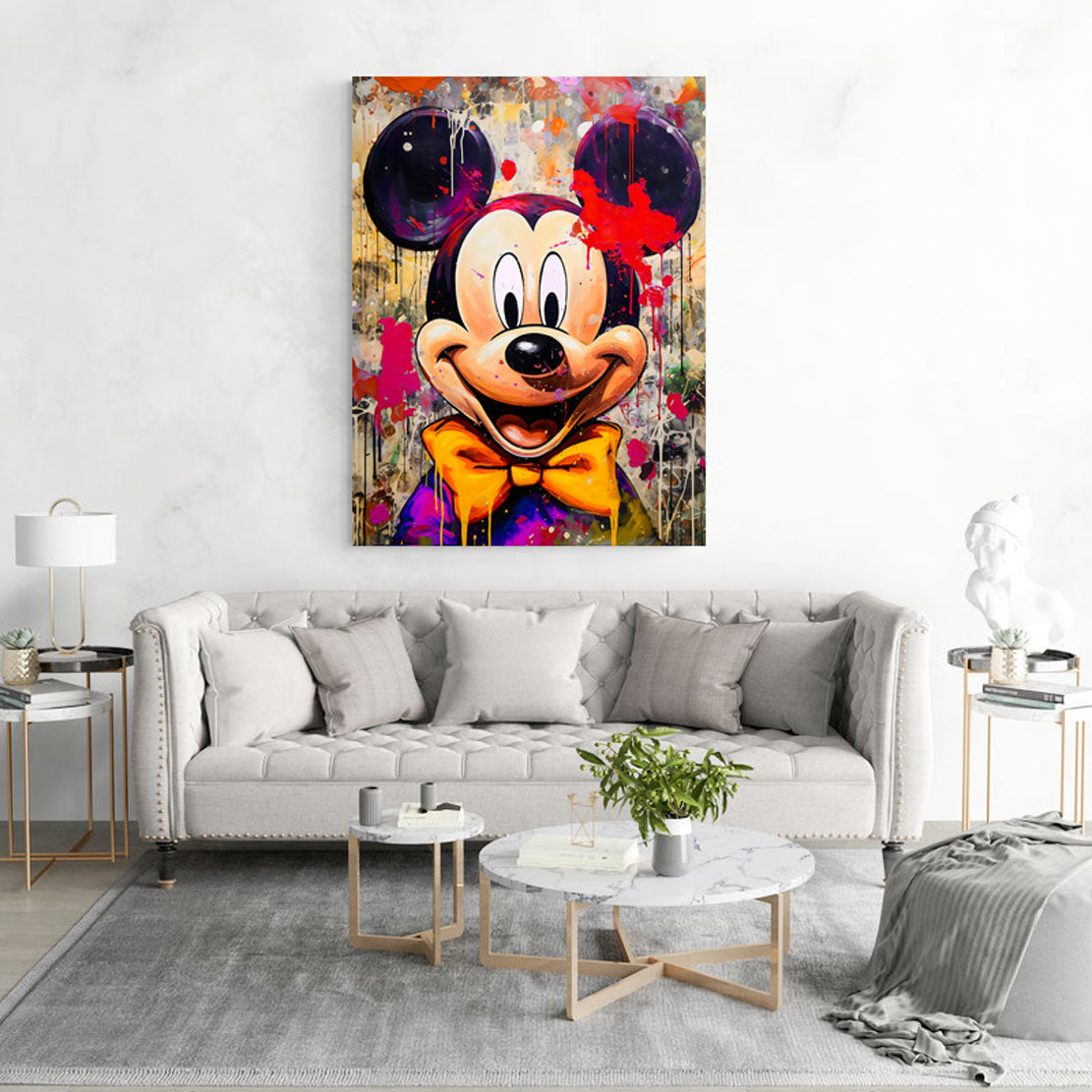 Wandbild Micky Abstrakt