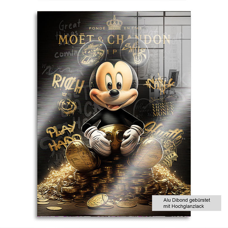Motivations Lifestyle Leinwandbild Rich Micky