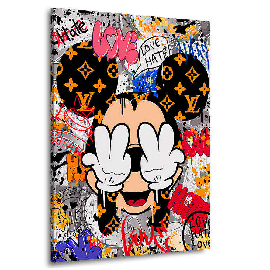 Pop Art Wandbild Micky Maus