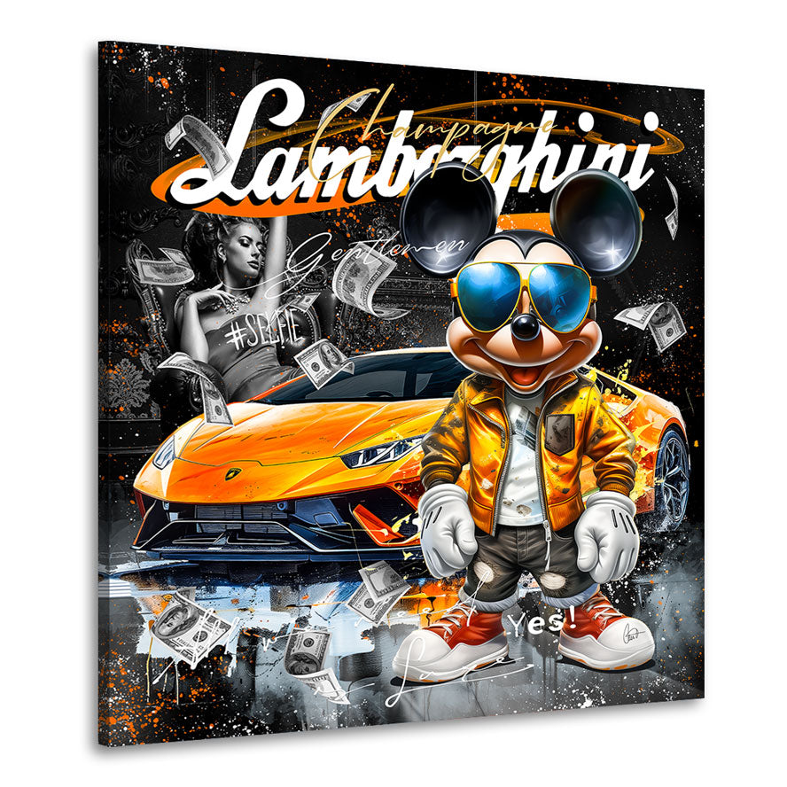 Pop Art Wandbild Micky Lambo