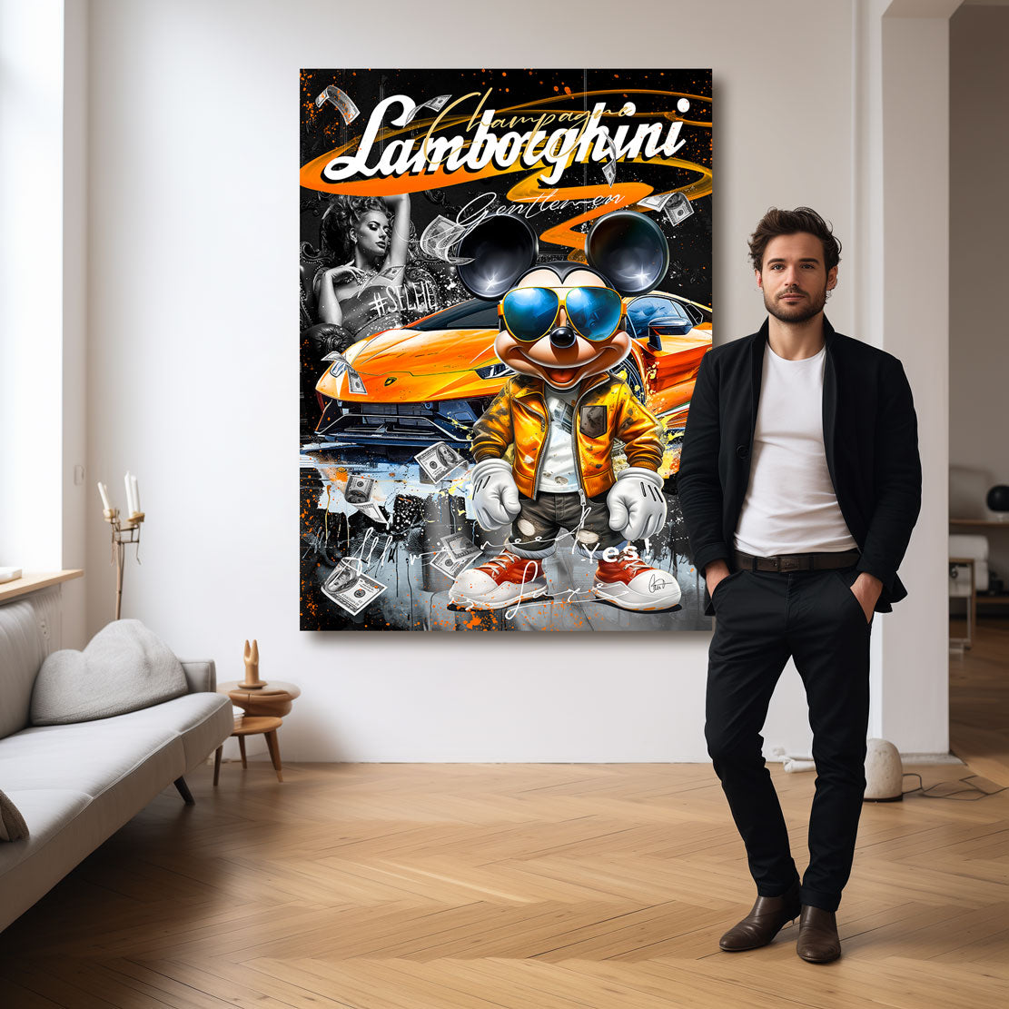 Pop Art Wandbild Micky Lambo Luxe