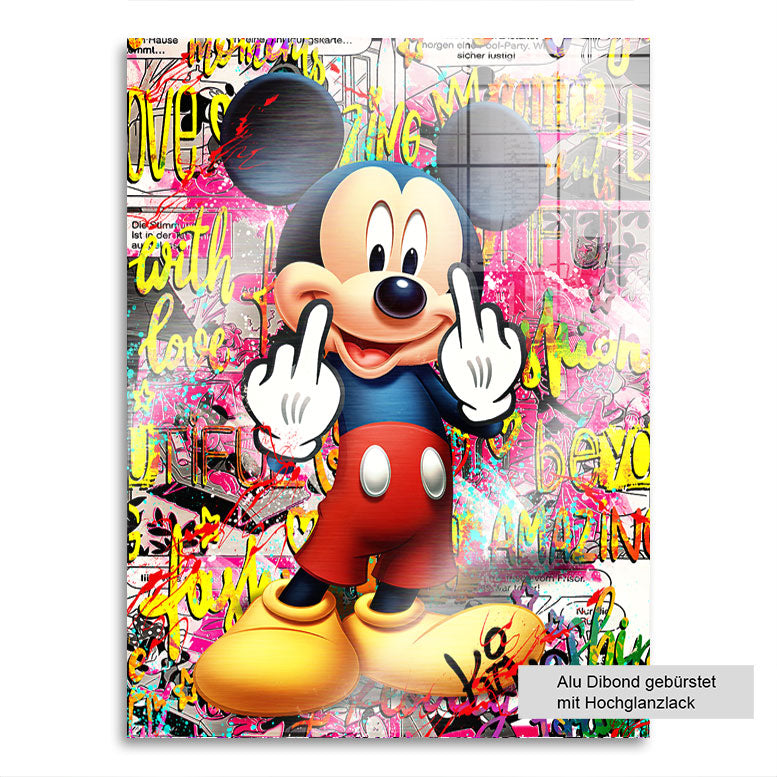 Pop Art Wandbild Bad Micky Street Style