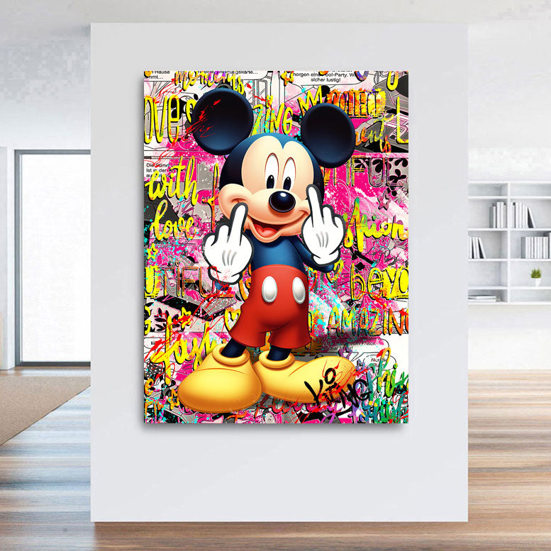 Pop Art Wandbild Bad Micky Street Style