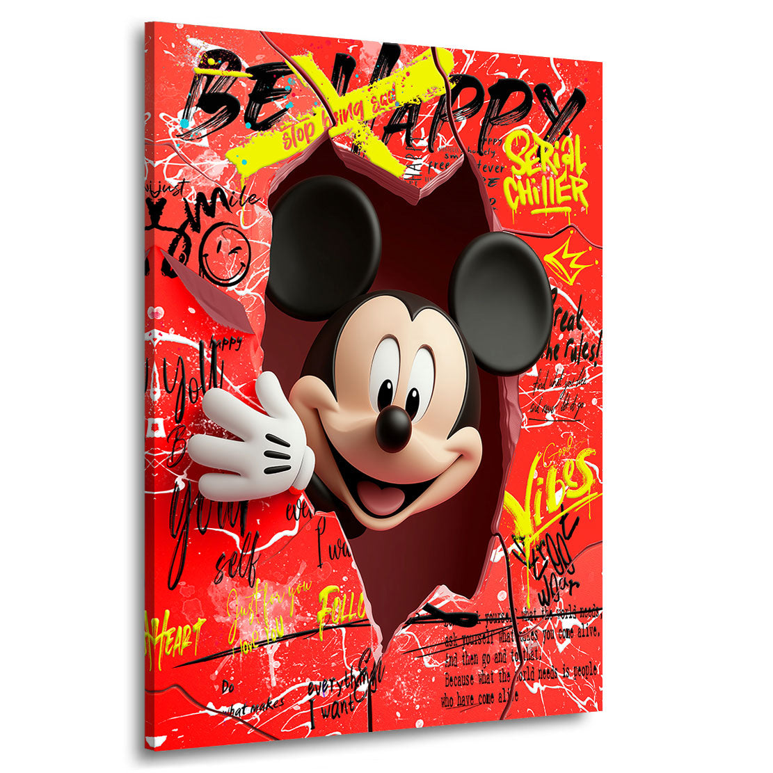 Micky Maus Serial Chiller Pop Art Nr.3 Wandbild