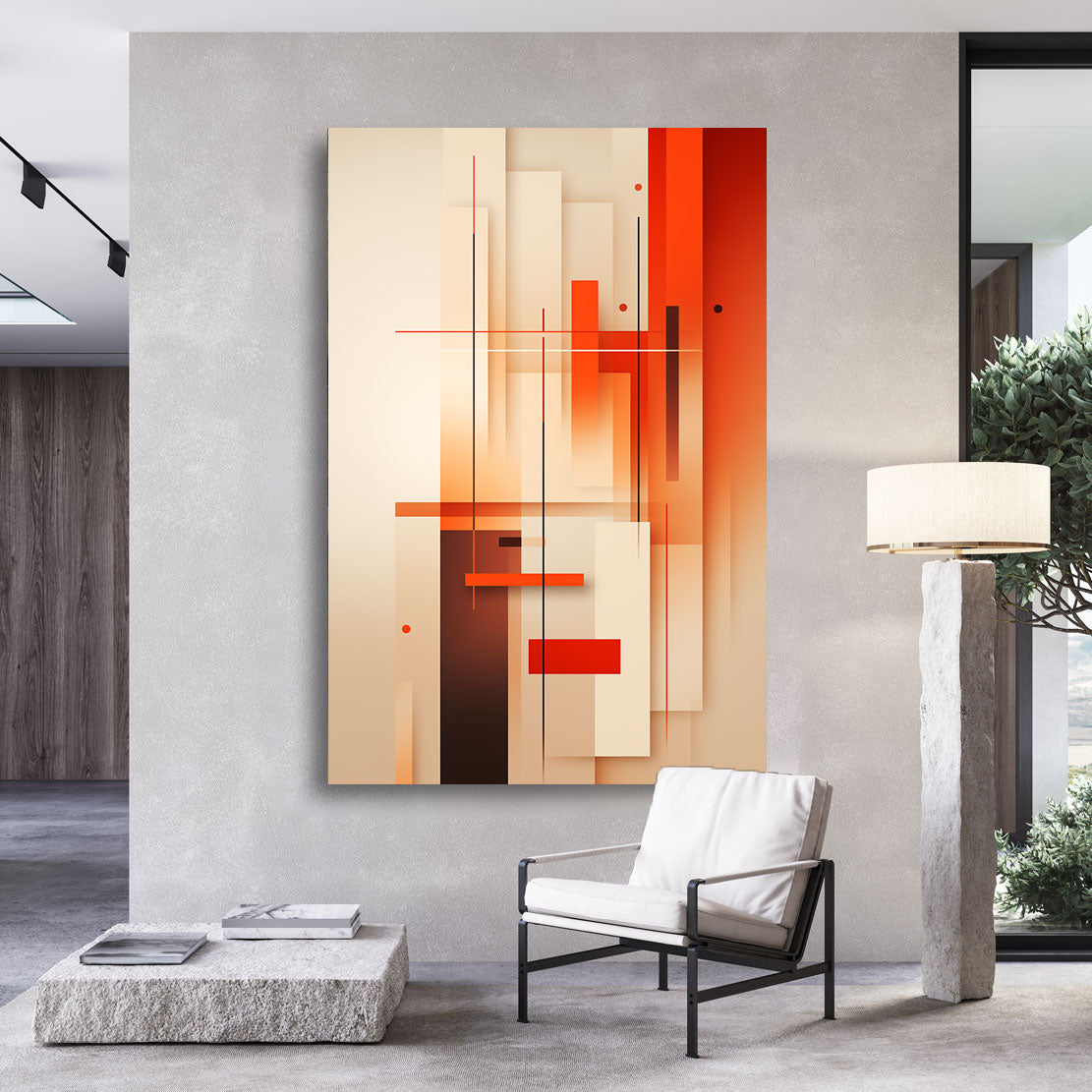 Minimalismus Wandbild Straight