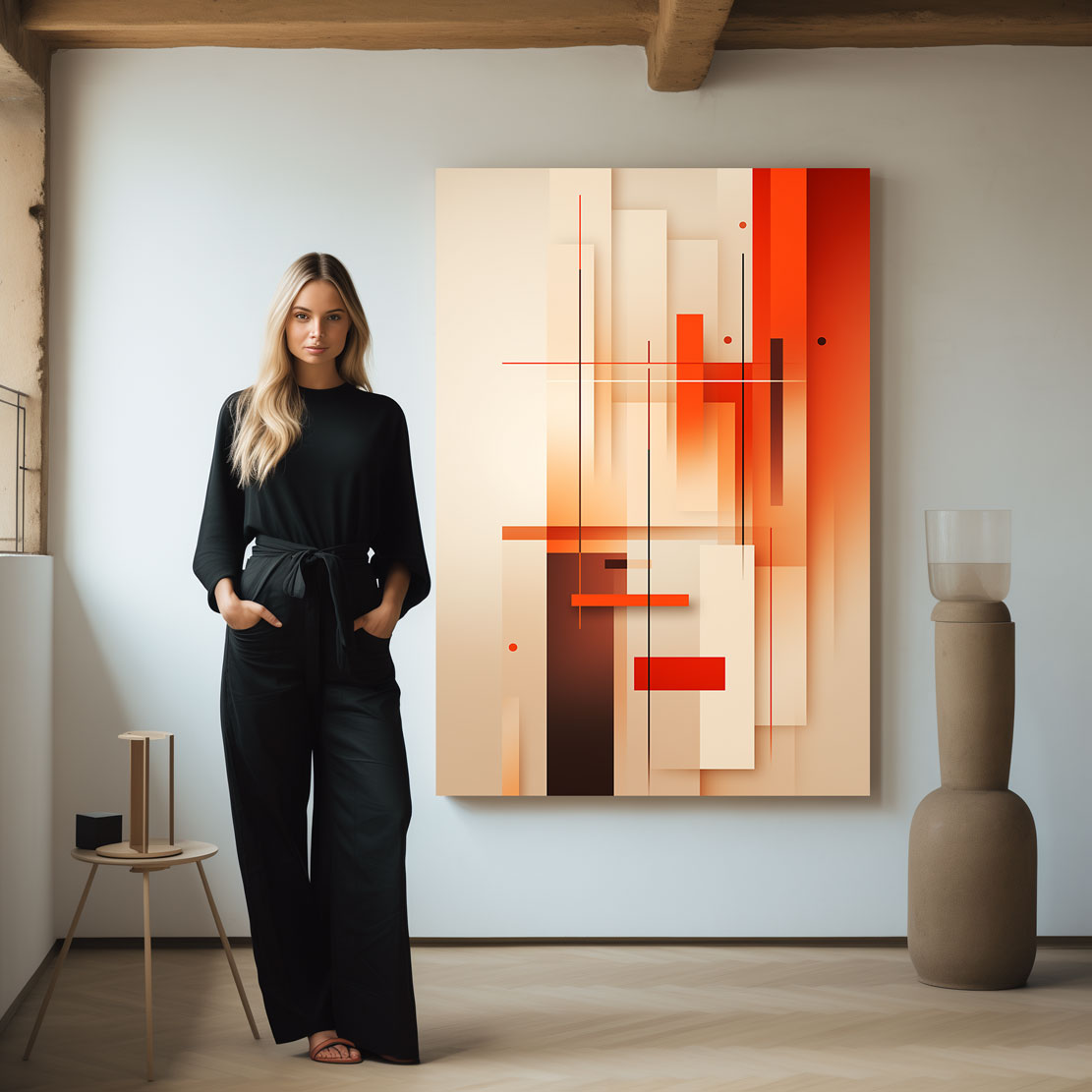 Minimalismus Wandbild Straight