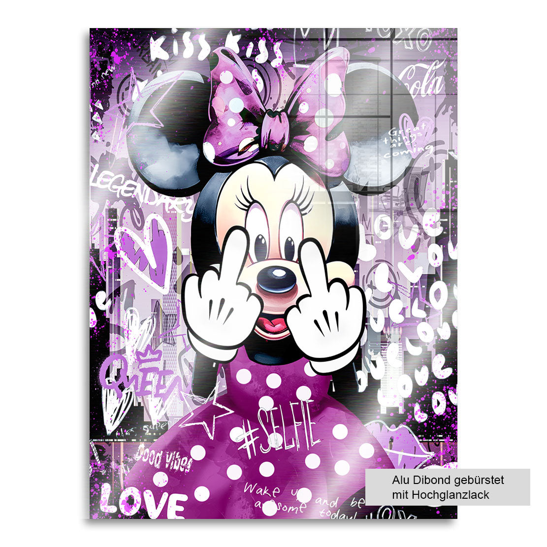 Pop Art Wandbild Bad Minnie
